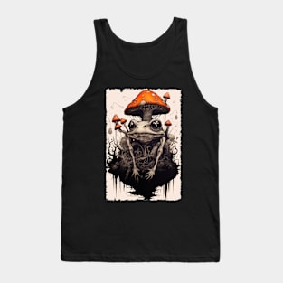 Frog and mushrooms Tank Top